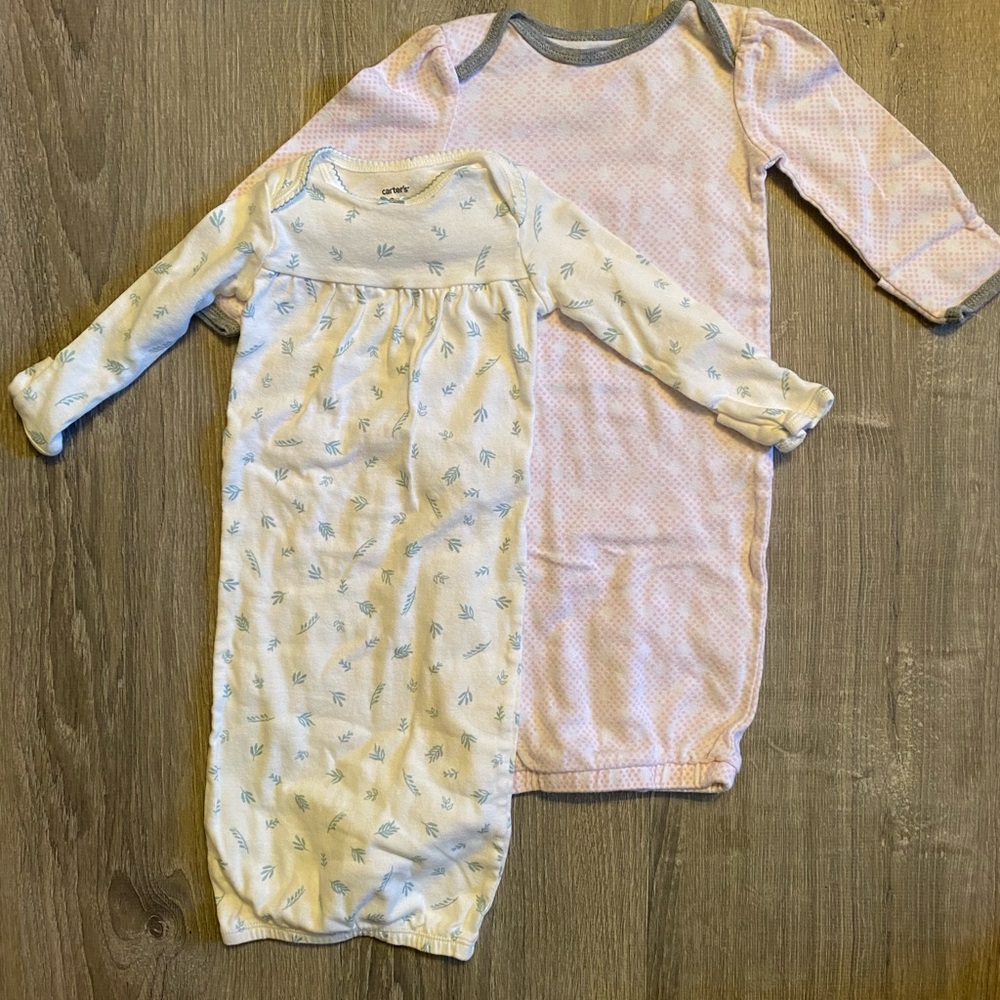 Carter's Kids Sleep Sacks - Pink and Cream
